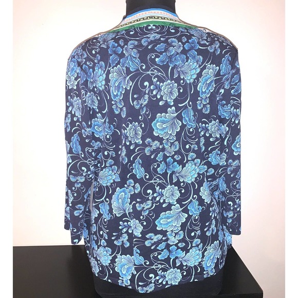 Chico’s 1 beautiful multi colored Cardigan - Tank Two Piece set New MSRP $138 - Picture 8 of 11